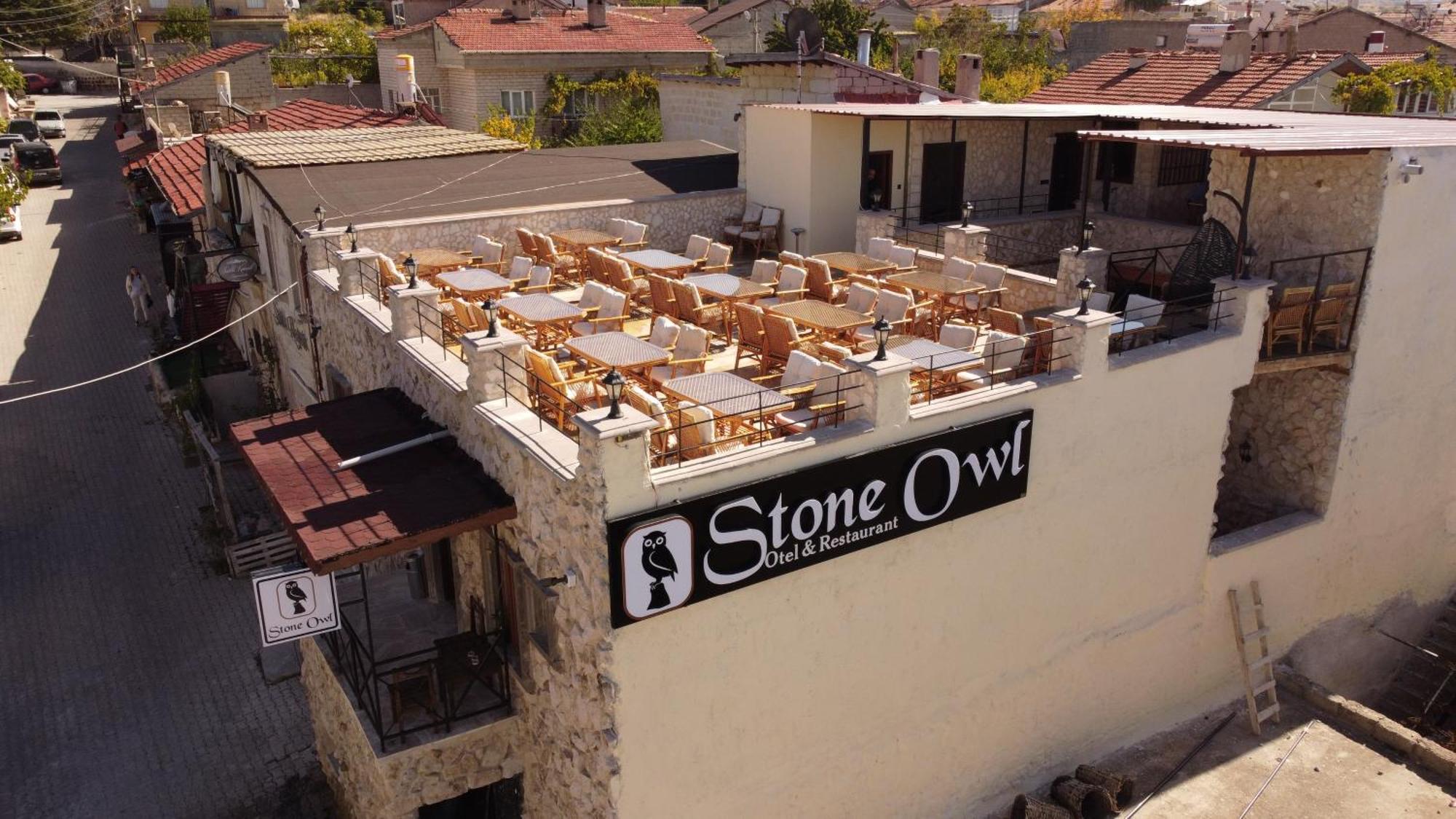 Stone Owl Otel & Restaurant Üçhisar Exterior foto